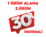 1 alana 2.si %30 indirimli