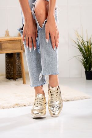 MAMMAMİA HAKİKİ DERİ KADIN GÜNLÜK AYAKKABI 704524Y