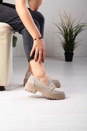 ALBİNİ HAKİKİ DERİ KADIN GÜNLÜK AYAKKABI 10106823K