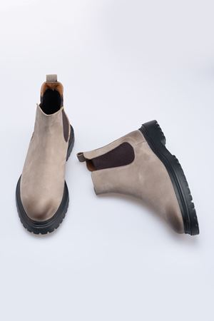 LİZSHOE HAKİKİ NUBUK DERİ ERKEK GÜNLÜK BOT PİK 05524K