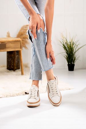 VOOG HAKİKİ DERİ KADIN SPOR AYAKKABI 306624Y