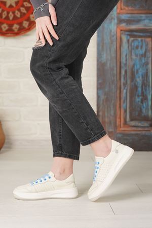 MAMMAMİA HAKİKİ DERİ KADIN SPOR AYAKKABI 1025Y