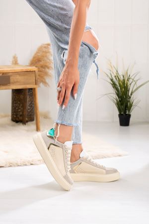 RUGANO HAKİKİ DERİ KADIN SPOR AYAKKABI 607024Y