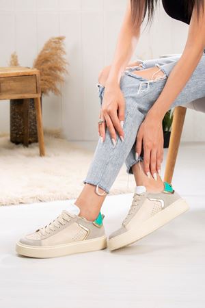 RUGANO HAKİKİ DERİ KADIN SPOR AYAKKABI 607024Y