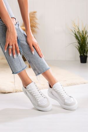 RUGANO HAKİKİ DERİ KADIN SPOR AYAKKABI 607024Y