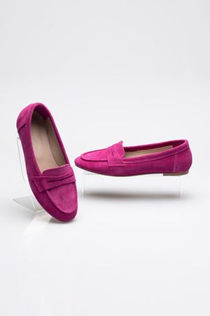 LİZSHOE HAKİKİ SÜET DERİ KADIN BABET ANG 23023Y