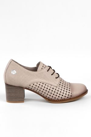 MAMMAMİA HAKİKİM DERİ KADIN TOPUKLU AYAKKABI 35023Y