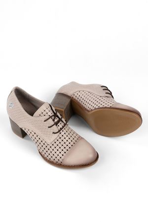 MAMMAMİA HAKİKİM DERİ KADIN TOPUKLU AYAKKABI 35023Y