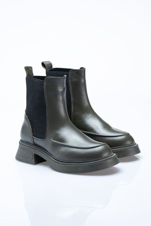 ALBİNİ HAKİKİ DERİ KADIN LASTİKLİ GÜNLÜK BOT 1008722K