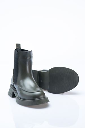 ALBİNİ HAKİKİ DERİ KADIN LASTİKLİ GÜNLÜK BOT 1008722K