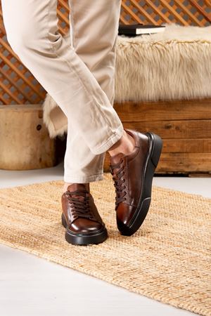 FOOTCAP HAKİKİ DERİ ERKEK GÜNLÜK AYAKKABI 2501-125Y