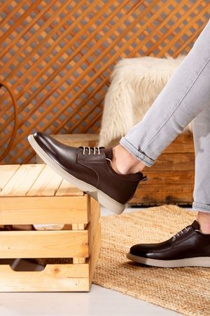 FREEFOOT HAKİKİ DERİ ERKEK GÜNLÜK AYAKKABI 2468025Y