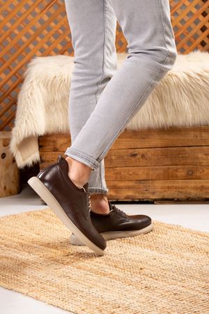 FREEFOOT HAKİKİ DERİ ERKEK GÜNLÜK AYAKKABI 2468025Y