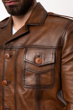 LİZ LEATHER ERKEK DERİ MONT E04