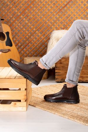 LİZSHOE HAKİKİ DERİ ERKEK BOT VYGR 646023K