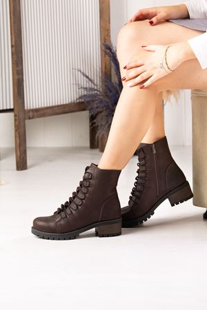 LİZSHOE HAKİKİ DERİ KADIN BOT VYGR 728223K