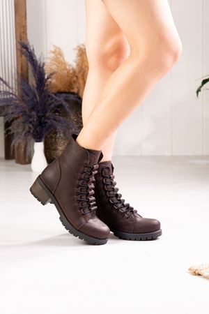 LİZSHOE HAKİKİ DERİ KADIN BOT VYGR 728223K