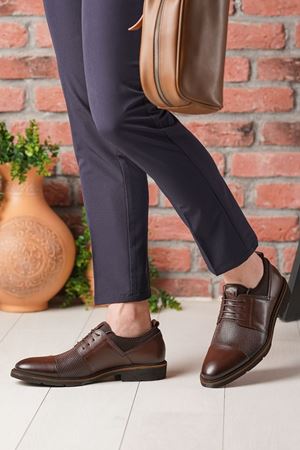 SMART HAKİKİ DERİ ERKEK GÜNLÜK AYAKKABI 345124K