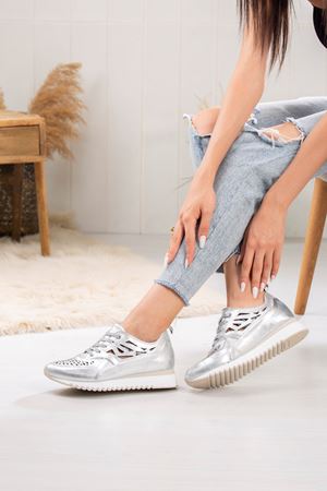 MAMMAMİA HAKİKİ DERİ KADIN GÜNLÜK AYAKKABI 704524Y