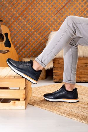 LİZSHOE HAKİKİ DERİ ERKEK SPOR AYAKKABI VYGR 643423K