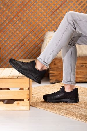 LİZSHOE HAKİKİ DERİ ERKEK SPOR AYAKKABI VYGR 482123K
