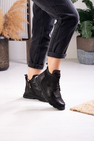 MAMMAMİA HAKİKİ DERİ KADIN BOT 424023K