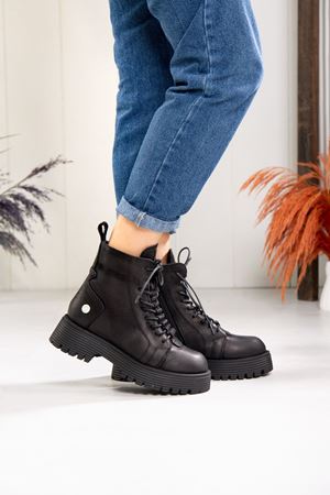 MAMMAMİA HAKİKİ DERİ KADIN GÜNLÜK BOT 504523K