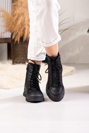 LİZSHOE HAKİKİ DERİ KADIN GÜNLÜK BOT VYGR 937523K