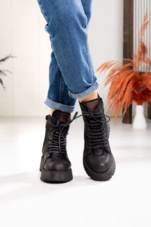 MAMMAMİA HAKİKİ DERİ KADIN GÜNLÜK BOT 504523K