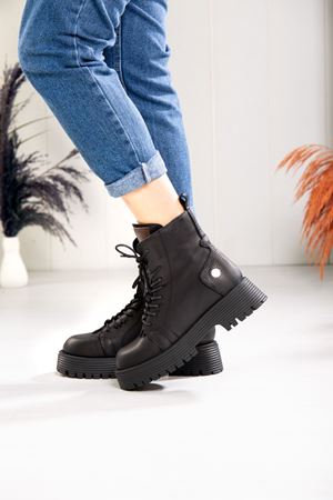 MAMMAMİA HAKİKİ DERİ KADIN GÜNLÜK BOT 504523K