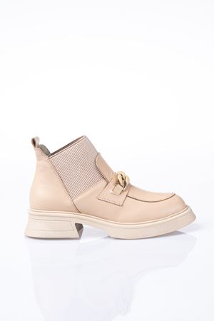 ALBİNİ HAKİKİ DERİ KADIN GÜNLÜK ZİNCİRLİ BOT 1042523K