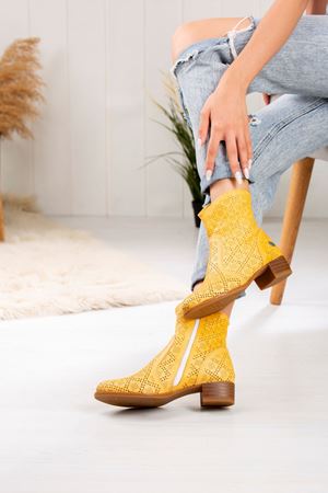 MAMMAMİA HAKİKİ DERİ KADIN GÜNLÜK AYAKKABI 66024Y