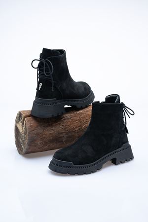 ALBİNİ HAKİKİ DERİ KADIN GÜNLÜK BOT 1000323K