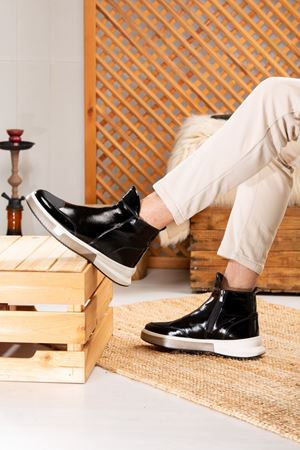 LUCIANO BELLİNİ HAKİKİ DERİ ERKEK GÜNLÜK BOT 1570323K