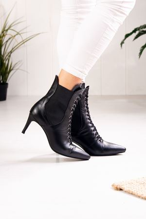 RUGANO HAKİKİ DERİ KADIN TOPUKLU BOT 991123K