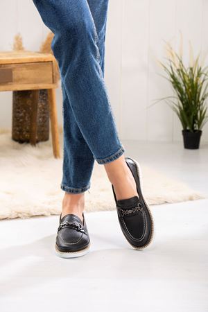 LİZSHOE HAKİKİ DERİ KADIN GÜNLÜK AYAKKABI VYGR 977124Y