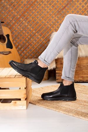 LİZSHOE HAKİKİ DERİ ERKEK BOT VYGR 646023K