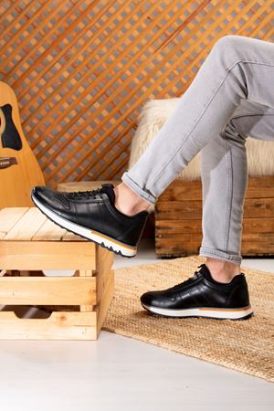 LİZSHOE HAKİKİ DERİ ERKEK SPOR AYAKKABI VYGR 643423K