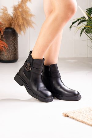 LİZSHOE HAKİKİ DERİ KADIN GÜNLÜK BOT VYGR 931823K