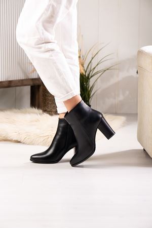 LİZSHOE HAKİKİ DERİ KADIN GÜNLÜK BOT KRL 23524K