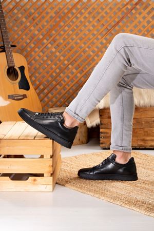 LUCIANO BELLİNİ HAKİKİ DERİ ERKEK GÜNLÜK AYAKKABI 1500323K