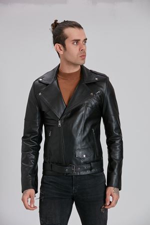 LİZ LEATHER ERKEK DERİ MONT BİKER