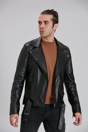 LİZ LEATHER ERKEK DERİ MONT BİKER