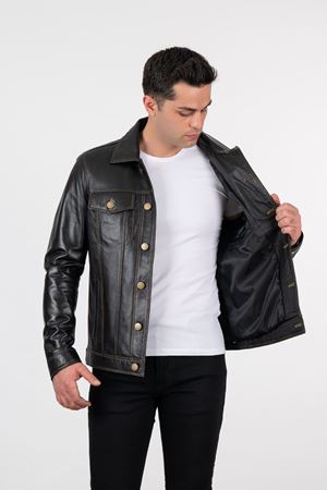 LİZ LEATHER ERKEK DERİ MONT KOT