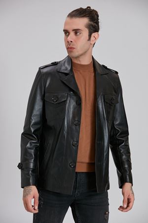 LİZ LEATHER ERKEK DERİ MONT E04