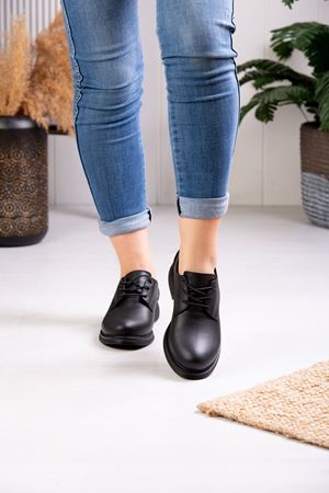 MAMMAMİA HAKİKİ DERİ KADIN GÜNLÜK AYAKKABI 10523K