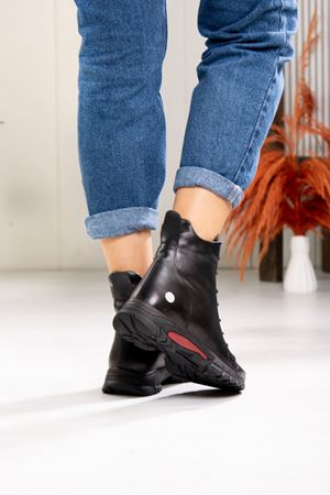 MAMMAMİA HAKİKİ DERİ KADIN GÜNLÜK BOT 404023K