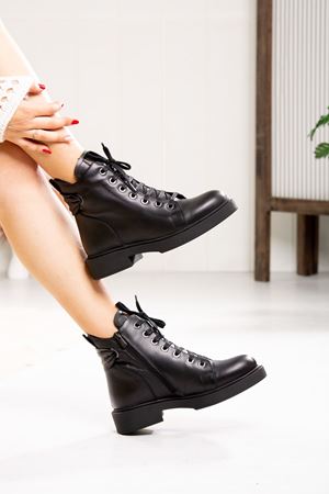 MAMMAMİA HAKİKİ DERİ KADIN GÜNLÜK BOT 510523K