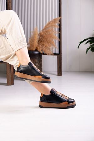 MAMMAMİA HAKİKİ DERİ KADIN GÜNLÜK AYAKKABI 613523K