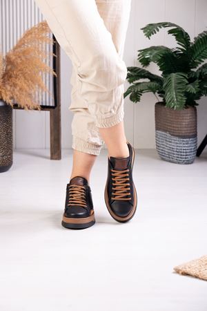 MAMMAMİA HAKİKİ DERİ KADIN GÜNLÜK AYAKKABI 613523K